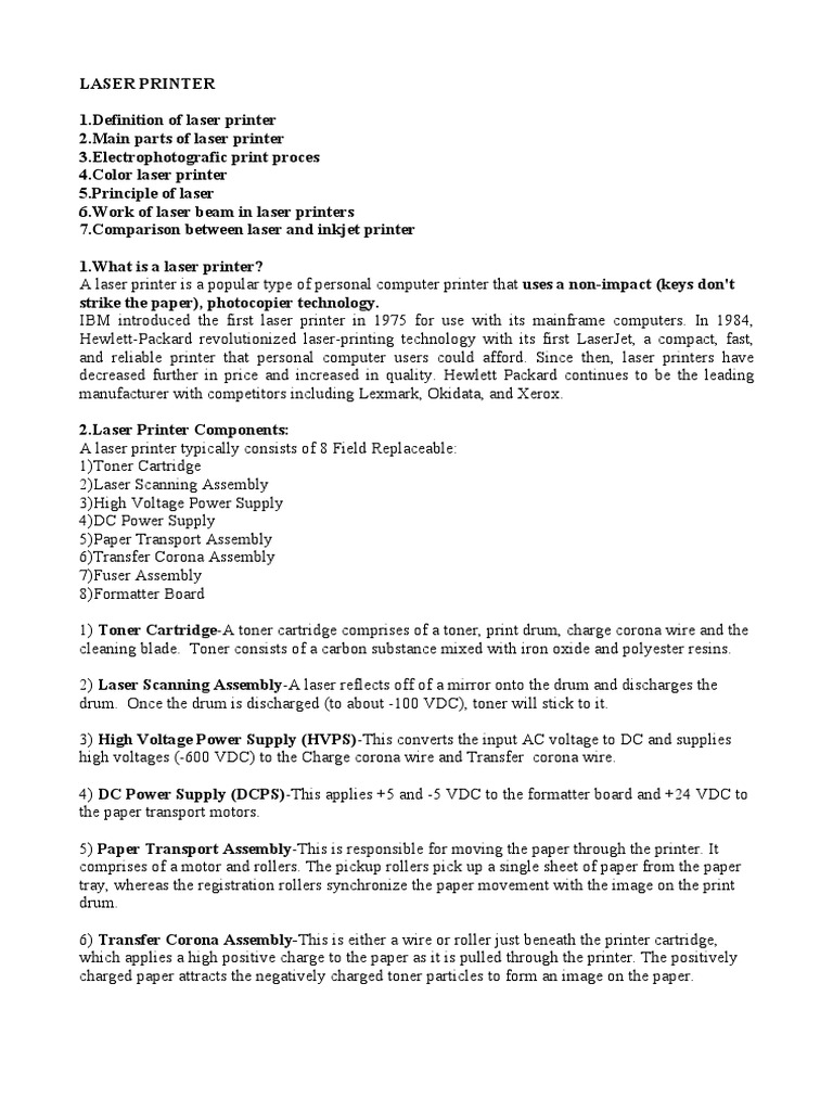 17_laserove_tiskarny | Printer (Computing) | Laser. Xerox Iilinx Solid  Inkjet 100 Printer Service Repair Manual ...