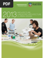 Download School of Architecture Landscape Architecture  Urban Design Program Information Leaflet by Faculty of the Professions SN31178916 doc pdf