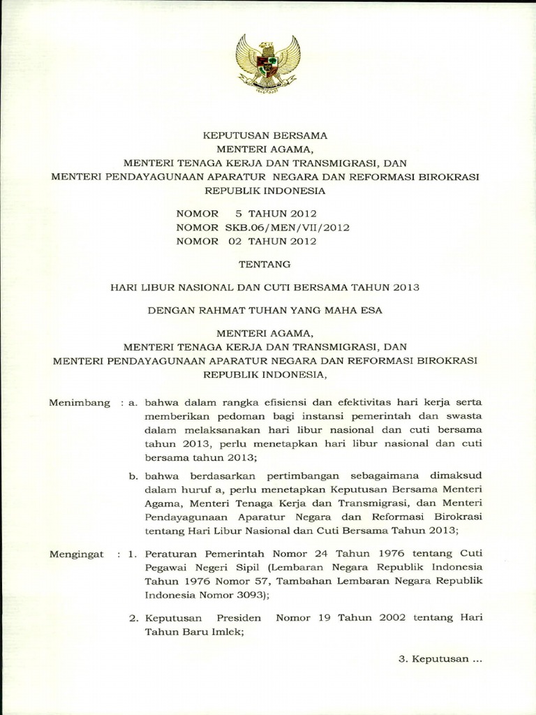 skb 3menteritentanghariliburnasionaldancutibersama