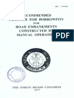 IRC-10-1961,Recom. Practice for Borrowpits for Road Embark.Cons. by Manual Operation.pdf