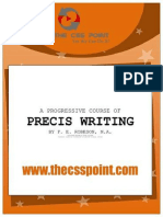 A Progressive Course On Precis Writing PDF