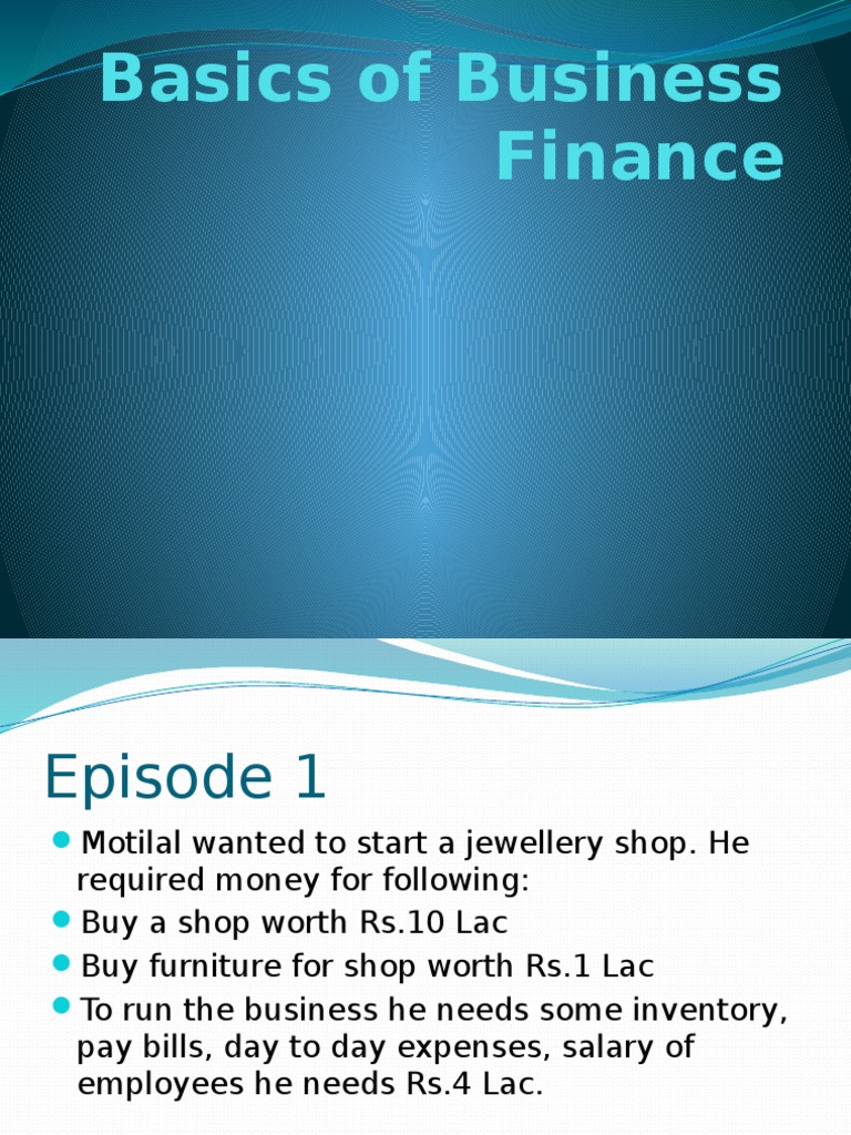 Basics of Equity PDF Dividend Expense