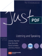 Just Listening and Speaking (Pre-Intermediate) - 89p