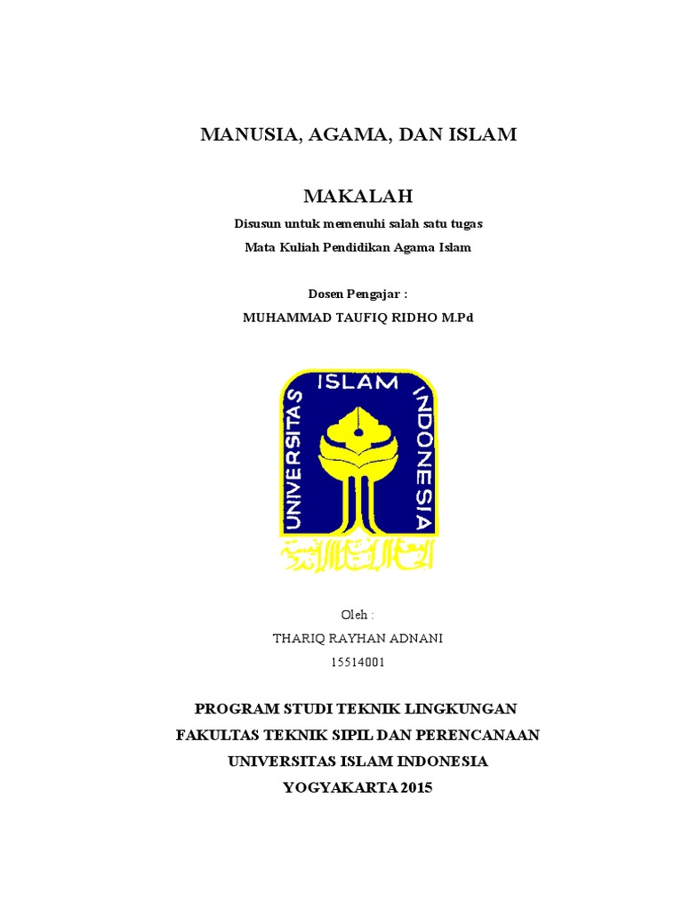 Cover Makalah Pai