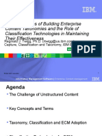 IBM - 2007 - The Challenges of Building Enterprise Content Taxonomies and the Role of Classification Technologies in Maintaining
