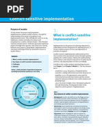 Chapter 3 Module 2 Conflict Sensitive Implementation 356