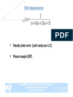 S S S S G: LEAD COMPENSATOR: Requirements