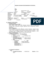 Format Pengkajian Asuhan Keperawatan Intranatal