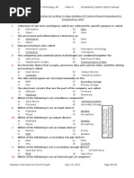 Download Computer Science Notes OBJECTIVE Chapter 1 Class XI by Nabil Ahmed Khan SN31180150 doc pdf