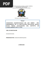 CARTA DE EXPOSICIÓN DE MOTIVOS  Cognición  Sicología y 