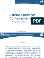 01 Temario y Políticas Del Curso Sistemas Jurídicos Contemporáneos. JMGP
