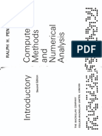 Introductory Computer Methods & Numerical Analysis