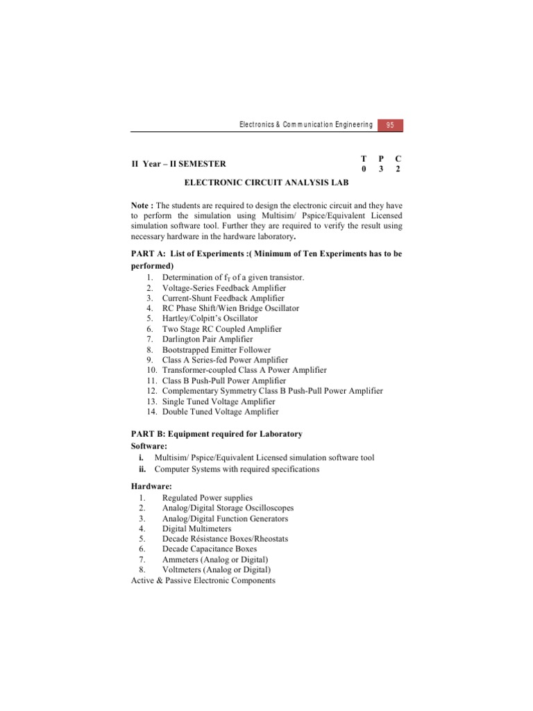 Overview of Electronics Engineering | PDF