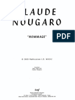 Book Claude Nougaro Hommage