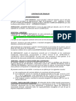 Modelo Contrato de Trabajo Plazo Fijo Bolivia