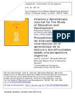 1999 Dossier Documental Sobre Procedimientos de Evaluación e Intervención en El Aprendizaje de La Lectura y Sus Dificultades Desde Una Perspectiva Cognitiva.