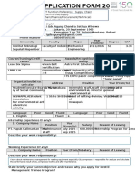 MT Program Application Form