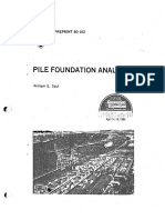 PILE Foundation Analysis - ASCE William Saul-1980 - Searchable
