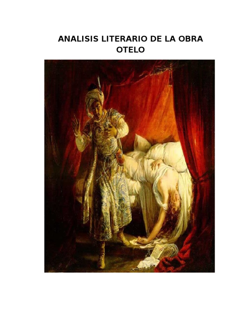 Análisis literario de Otelo de Shakespeare | PDF | OTELO | William ...