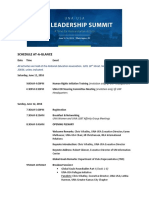 2016 leadership summit - schedule at a glance 1 