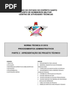 CBMES NT 01-2010 - Procedimentos Administrativos, Parte 2 - Apresentação de Projeto Técnico
