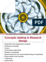 Concepts Relating To Research Design