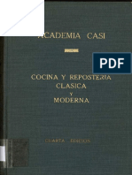 Cocina y Reposteria Clasica y Moderna Academia Casi