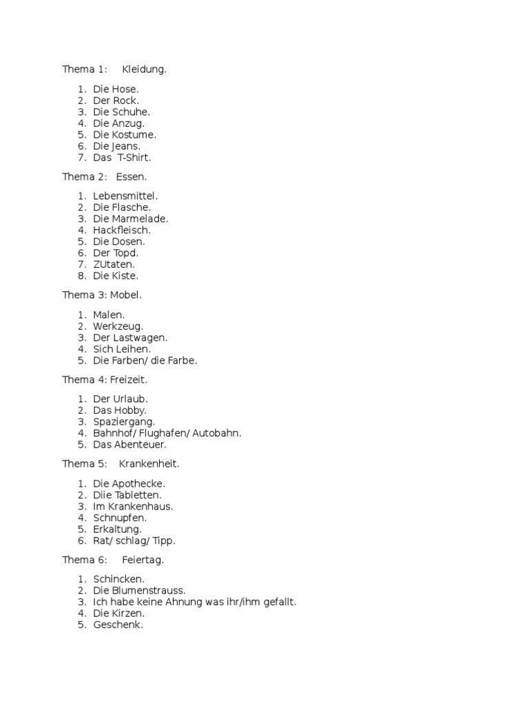 Thema-Sprechen b1 | PDF