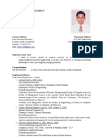 CV of Md. Faysal Ahamed Khan