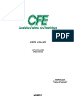 CFE D3100-19 Aceite Aislante