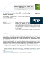 Serviceability Assessment of The Góis Footbridge Using Vibration Monitoring