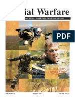 Special Warfare: The Professional Bulletin of The John F. Kennedy Special Warfare Center and School