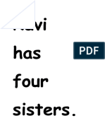 Ravi Has Four Sisters