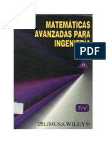 Matemáticas Avanzadas para Ingeniería II - Erwin Kreyszig