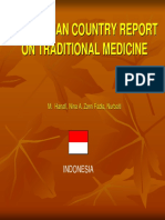 Indonesian Country Report On Traditional Medicine
