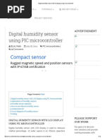 Digital Humidity Sensor With LCD Display Using Microcontroller