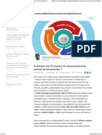 A Adoção Dos Processos Itil Necessariamente Precisa de Ferramentas