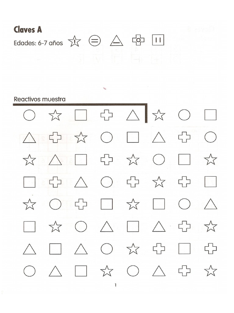 Claves y Simbolos WISC IV PDF