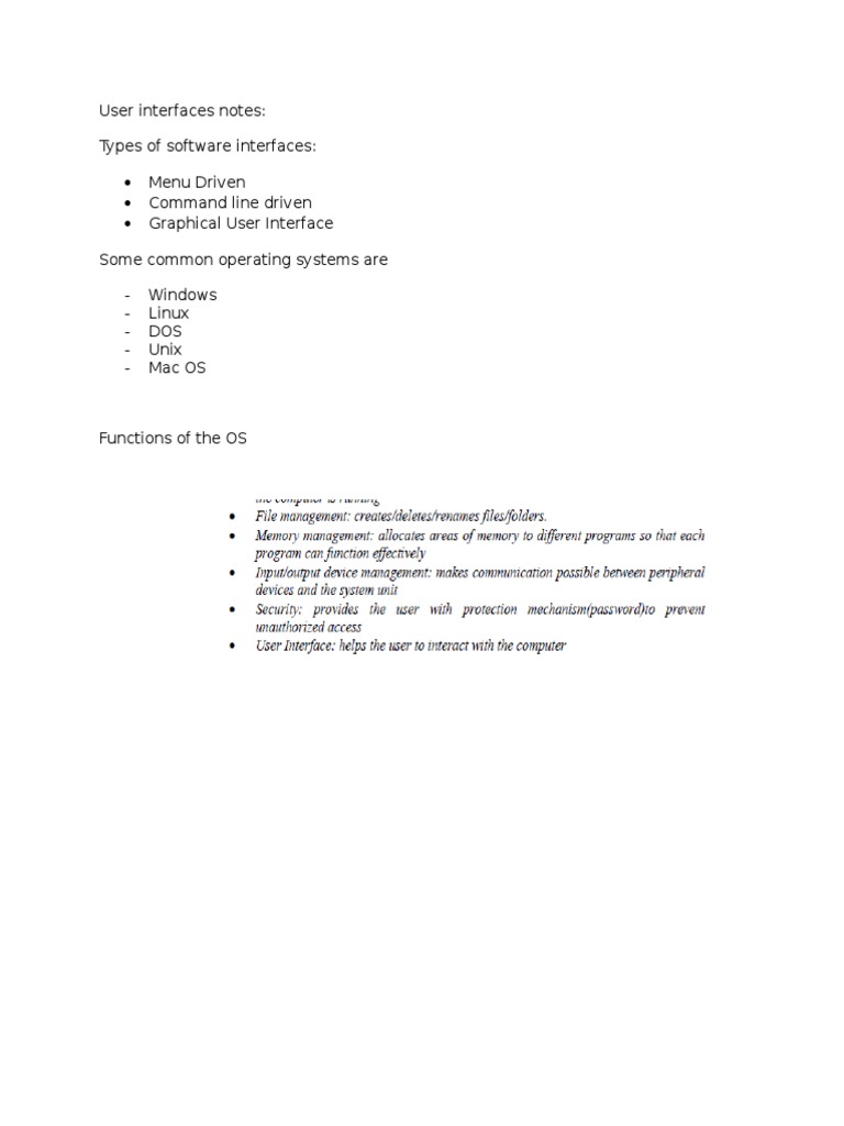 Software Interface Basics | PDF