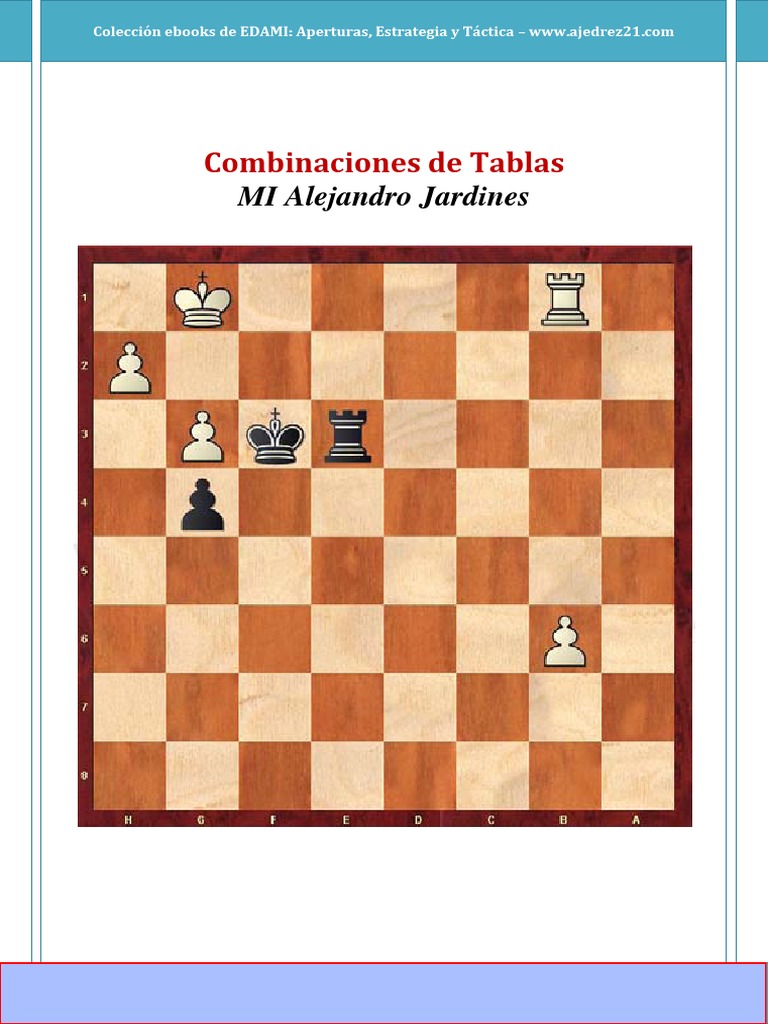 Combinaciones de Tablas | PDF | Ajedrez | Aperturas de ajedrez