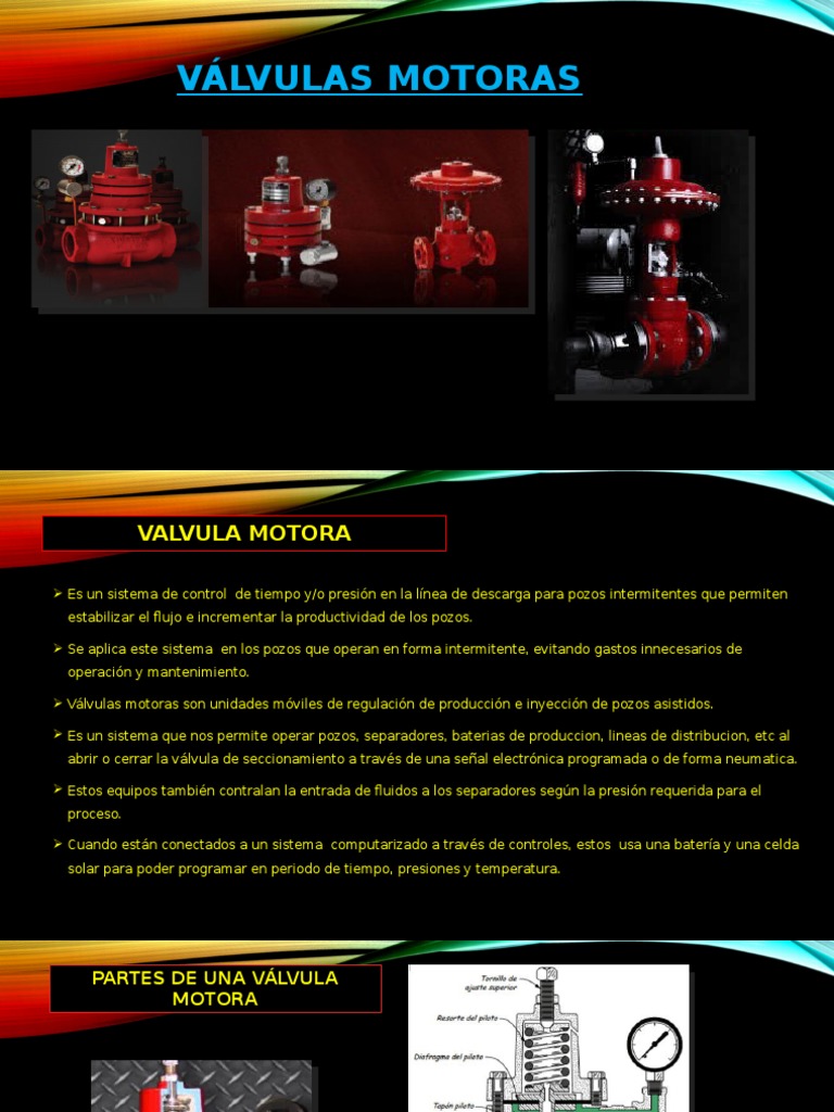 Válvulas Motoras: Control y Eficiencia | PDF | Ingeniería mecánica ...