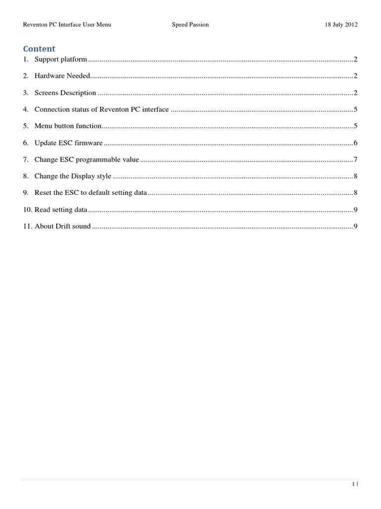 Reventon PC Interface User Manual 21aug2012 | PDF | Personal Computers ...
