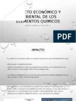 Impacto Económico de Los Elementos Quimicos