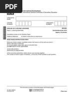 Cambridge International General Certificate of Secondary Education