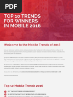 Top 10 Trends For Winners in Mobile 2016