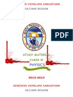 Physics: Kendriya Vidyalaya Sangathan