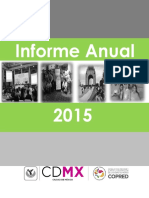 Informe Anual 2015 COPRED CDMX 