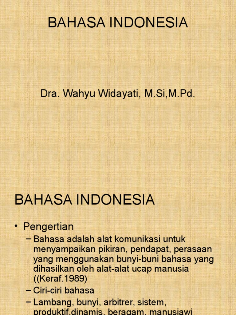 Penulisan Unsur Serapan Bahasa Indonesia Yang Tepat Karena Dipengaruhi