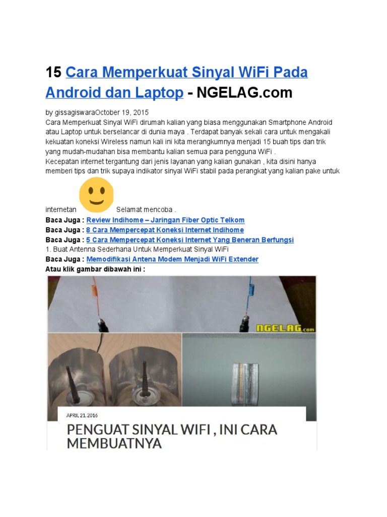 Caramemperkuatsinyalwifi