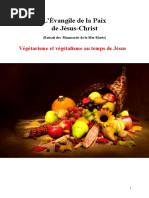 Végétarisme Et Végétalisme Au Temps de Jésus L'Évangile de La Paix de Jésus Jys